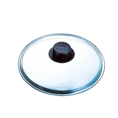 Image de Pyrex 4937232 couvercle en verre transparent 24 cm