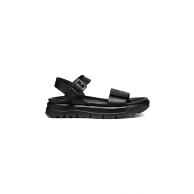 Afbeelding van Geox XAND Sandalen met plateauzool, Dames, Maat: 35, Black Leer