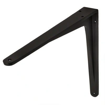 Afbeelding van Wovar Plankdrager Zwart Herakles Aluminium 290 x 240 mm Per Stuk