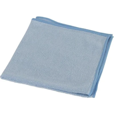Afbeelding van Microvezeldoek Heavy Duty gebreid blauw ca. 340 grams set à 10 stuks 40x40 cm
