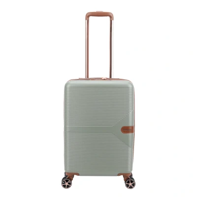 Afbeelding van Decent Stella Handbagage Koffer 55 cm 37 Liter TSA Slot Lichtgroen