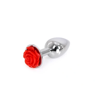 Afbeelding van Aluminium Buttplug Red Rose