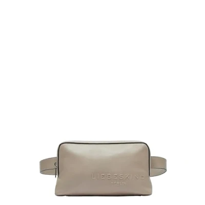 Afbeelding van LIEBESKIND BERLIN Leren Schoudertas Gordeltas Elvira Lamb SF Verna Belt Bag Stone Taupe