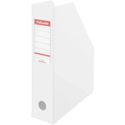 Afbeelding van Esselte Vivida Tijdschriftencassette, Ft A4, Karton, Wit Tijdschriftenhouder