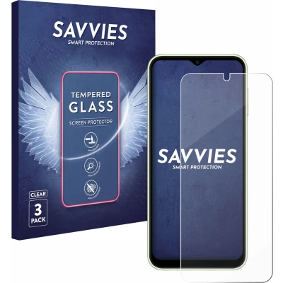 Afbeelding van Savvies Glas Screenprotector voor Samsung Galaxy A14 4G Gehard Beschermglas 9H (3 Stuks)