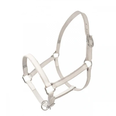 Image de HB Licol pour Poulain Cuir Blanc