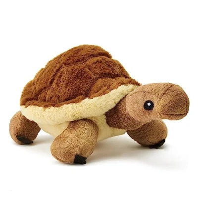 Afbeelding van Zappi Co 100% gerecycled pluche, schildpad (22 cm lang), zachte, behaaglijke en milieuvriendelijke dierencollectie voor pasgeborenen, eerste kind