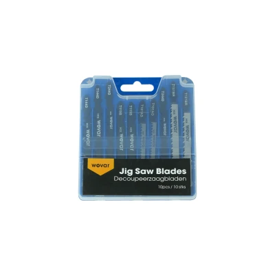 Afbeelding van Wovar Decoupeerzaagbladen voor hout Set 10 stuks Decoupeerzaagjes