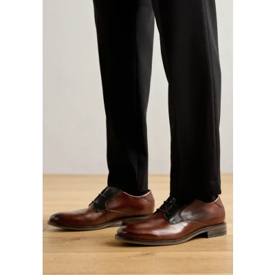 Afbeelding van bugatti SULA Veterschoenen, Heren, Maat: 40, Cognac Leer