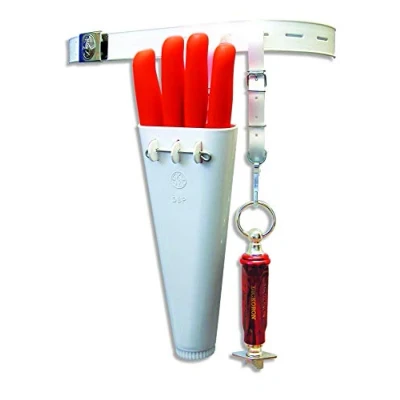 Afbeelding van F. Dick Gordel met messenkoker, Keuken gadgets, Wit