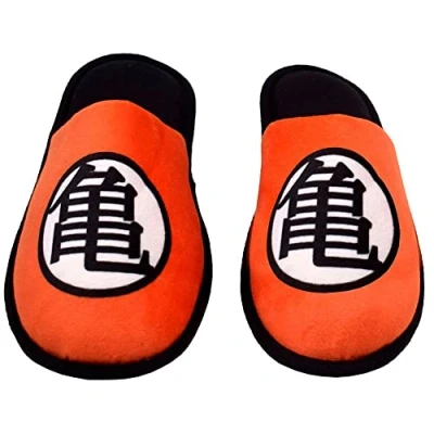 Afbeelding van CYPBRANDS Zp 1140 db Uniseks pantoffels Dragon Ball Open House Design Goku zacht maat 40/41, geel en zwart, officieel product (CyP Brands), 40/41 UK, Goku, 40,5/41,5 EU,