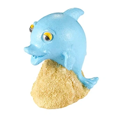 Afbeelding van Aqua Della Aquariumdecoratie Vissen Dolfijn Action Air 7x5x8cm Meerkleurig 1st