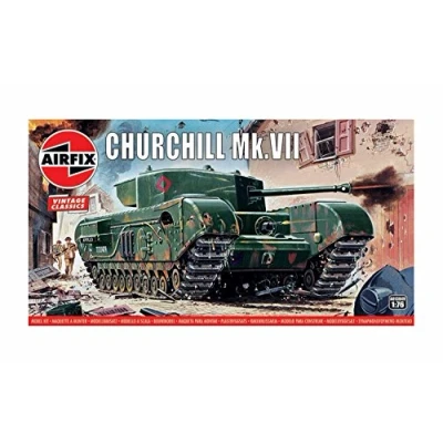 Afbeelding van Airfix Churchill (Af01304v) modelbouwsets, hobbybouwspeelgoed voor kinderen, modelverf en accessoires