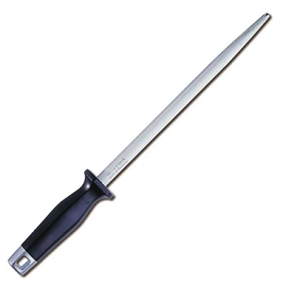Afbeelding van F. DICK Slijpgeweer 25 cm (ergonomische handgreep, geweer, oppervlaktehardheid boven 65 HRC, slijpgereedschap voor koksmes) 76541250, grijs