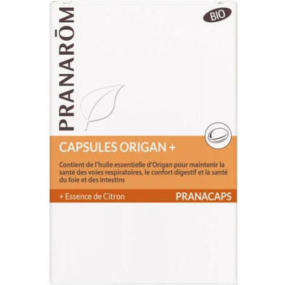 Afbeelding van Pranarôm Pranacaps Oregano+ Bio 30 Capsules