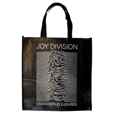 Afbeelding van Joy Division Unknown Pleasures Schoudertas Zwart