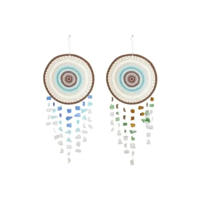 Afbeelding van Ophangdecoratie Home ESPRIT Multicolour Boho (2 Stuks)