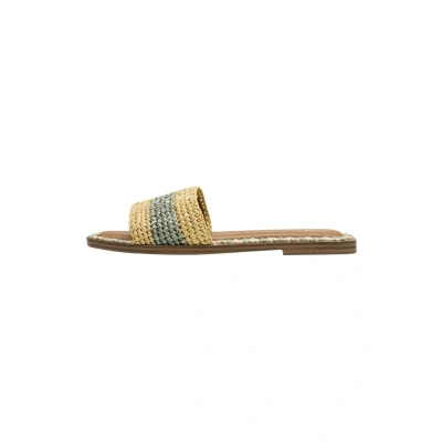 Afbeelding van Tamaris Muiltjes, Dames, Maat: 36, Olive comb Textiel