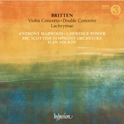 Afbeelding van Anthony Marwood, Lawrence Power, BBC Scottish Symphony Orchestra, Ilan Volkov Britten: Violin Concerto/Double Concerto/Lachrymae (CD)