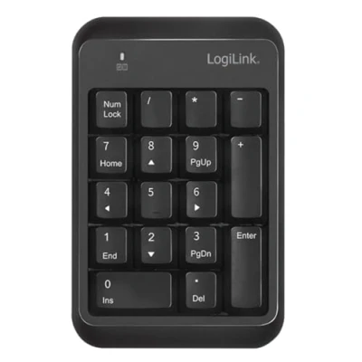 Afbeelding van LogiLink ID0201 Numeriek toetsenbord Bluetooth Zwart