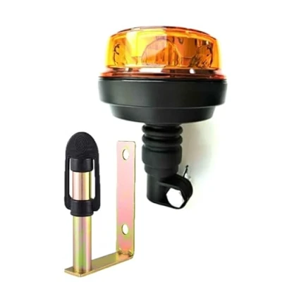 Afbeelding van Matel Service Led zwaailicht met 4 knipperpatronen, 12 V, 24 ECE R65, R10, E9, houder voor auto, vrachtwagen, tractor