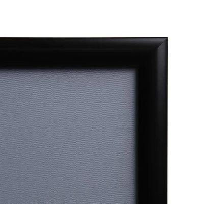 Afbeelding van Kliklijst Standard A4 Rechte Hoeken 25 mm Zwart Syna KRA4G25C9005