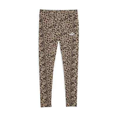 Afbeelding van Essentials Animal Print legging voor Dames, Roze/Bruin, Maat XXS PUMA