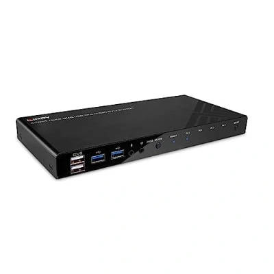 Afbeelding van Lindy 39313 KVM switch Zwart