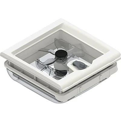 Afbeelding van Fiamma Turbo Kit Vent 28F Dakluik Ventilator Wit Dakluiken