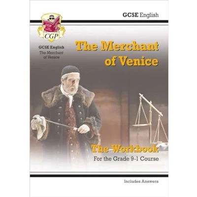 Afbeelding van Grade 9 1 GCSE English Shakespeare The Merchant of Venice Workbook (includes Answers)