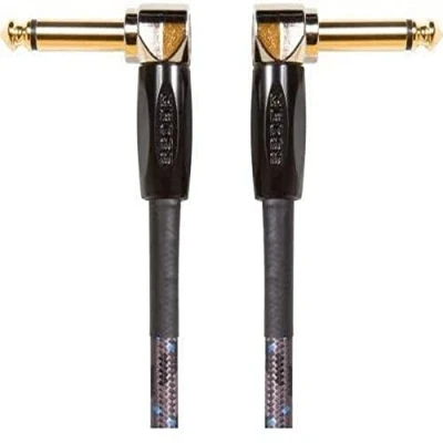 Image de BOSS Bic Pc Patch Pédale Guitare, Basse et Instrument Câble Connecteur coudé 1/4&quot; Longueur 15 cm