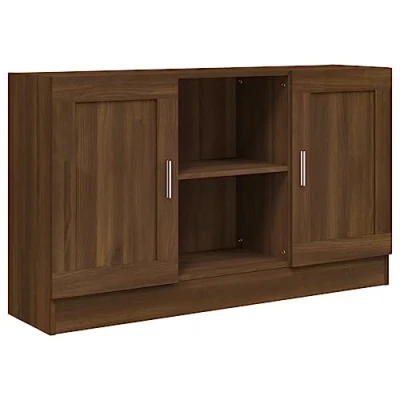 Afbeelding van vidaXL Dressoir, composiethout, 120 x 30,5 70 cm, bruine eik