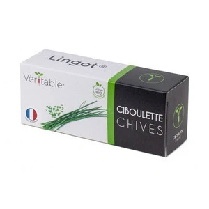 Afbeelding van Véritable® Lingot® Organic Chives BIO BIESLOOK navulling voor alle binnenmoestuin toestellen
