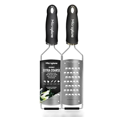 Image de Microplane Râpe Gourmet Extra Grossière Noir