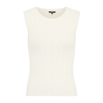 Afbeelding van Mexx Lily Classic Ajour Tanktop Off White Vrouwen Wit Maat M