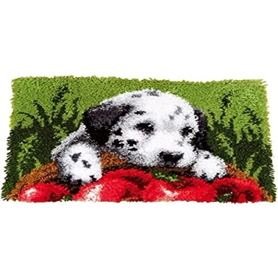 Afbeelding van Vervaco knoopkleed Dalmatier met appelen 0147231