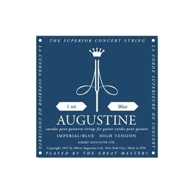 Image de JEU DE CORDES GUITARE AUGUSTINE IMPERIAL BLEU