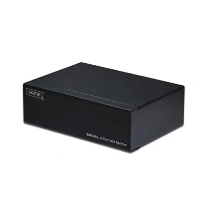 Afbeelding van Digitus DS 42110 4 poorten VGA splitter 2048 x 1536 Pixel Zwart