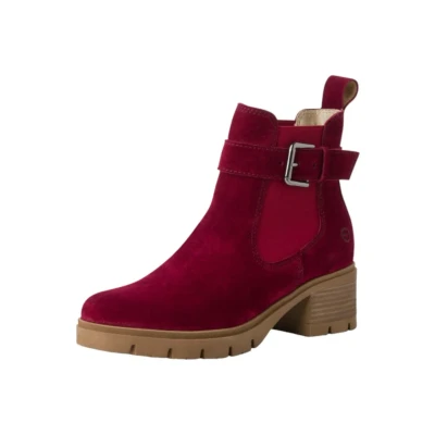 Afbeelding van Tamaris Sportliche MIT Touchit Korte laarzen, Dames, Maat: 39, Red Leer