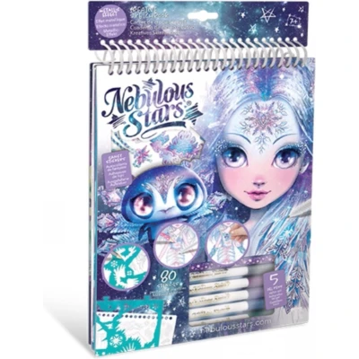 Afbeelding van Nebulous Stars Creatief Schetsboek Ijs en Glitter Met Gelpennen