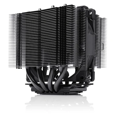 Afbeelding van Noctua NH D9L chromax.black Koeler voor processor 400 2000 omw/min. 16.3 22.8 dBA Intel LGA: 1851, 1700, 1200, 115x AMD AM5, AM4 4 pins PMW zwart