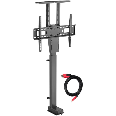 Afbeelding van Maclean TV beugel Elektrische standaard 37&#039;&#039; 80&#039;&#039; VESA 600x400 Max 60kg met HDMI 2.0 4K 3D UHD 1,8m KABEL 48 bit