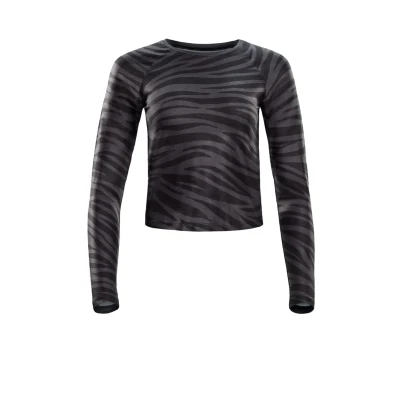 Afbeelding van Winshape LONG Sleeve Longsleeve, Dames, Maat: XXL, Zebra grey
