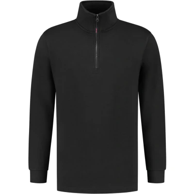 Afbeelding van Tricorp 301010 Sweater Ritskraag Antraciet Melange 6XL