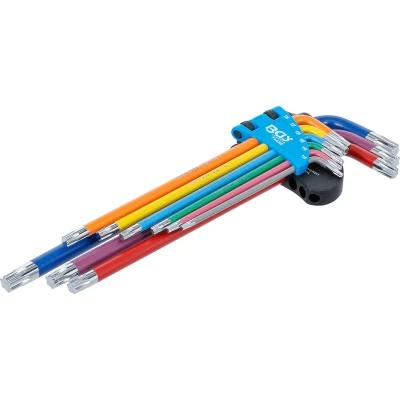 Afbeelding van BGS Stiftsleutelset meerkleurig extra lang Torx T10 T50 9 delig