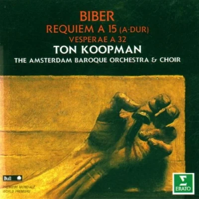 Afbeelding van Biber: Requiem a 15, etc / Koopman, Amsterdam Baroque