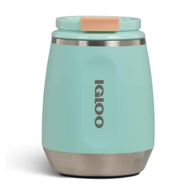 Afbeelding van IGLOO Flip ‘n’ Sip Wijnbeker groen 0,295L Thermosfles