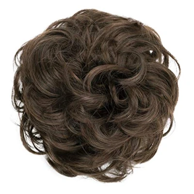 Afbeelding van Prettyshop G26A haarverlenging, rommelig, knot, bruin