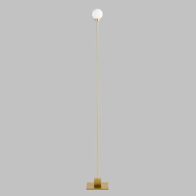 Afbeelding van Northern vloerlamp Snowball, messing