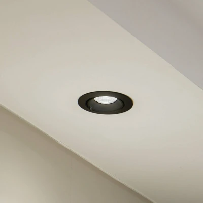 Afbeelding van Arcchio Harcos LED downlight, zwart, Ø 11 cm, 4.000K
